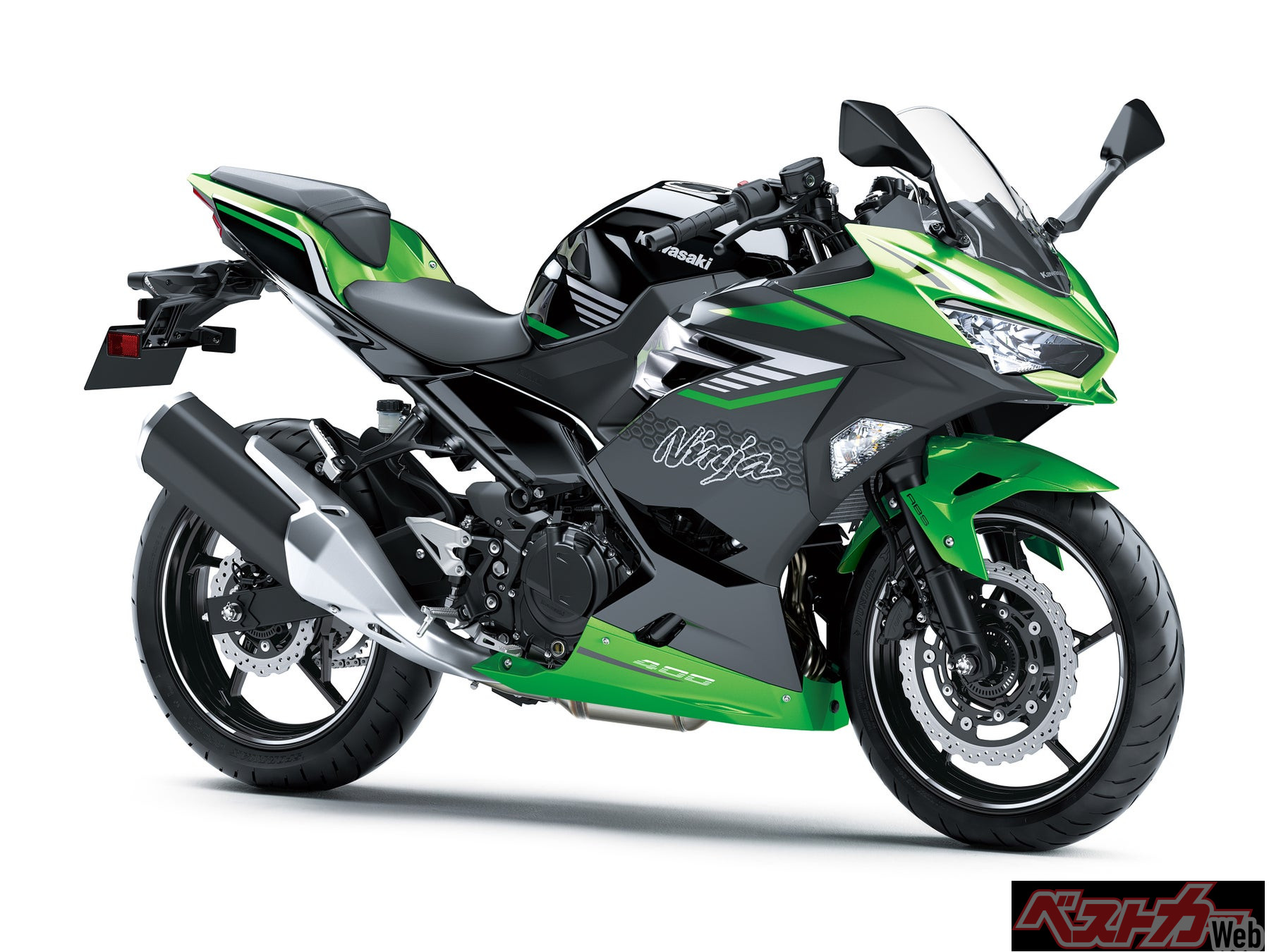 Ninja 400　メタリックマグネティックダークグレー×メタリックスパークブラック