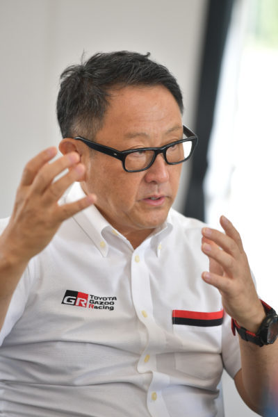  トヨタ自動車代表取締役社長・豊田章男氏 