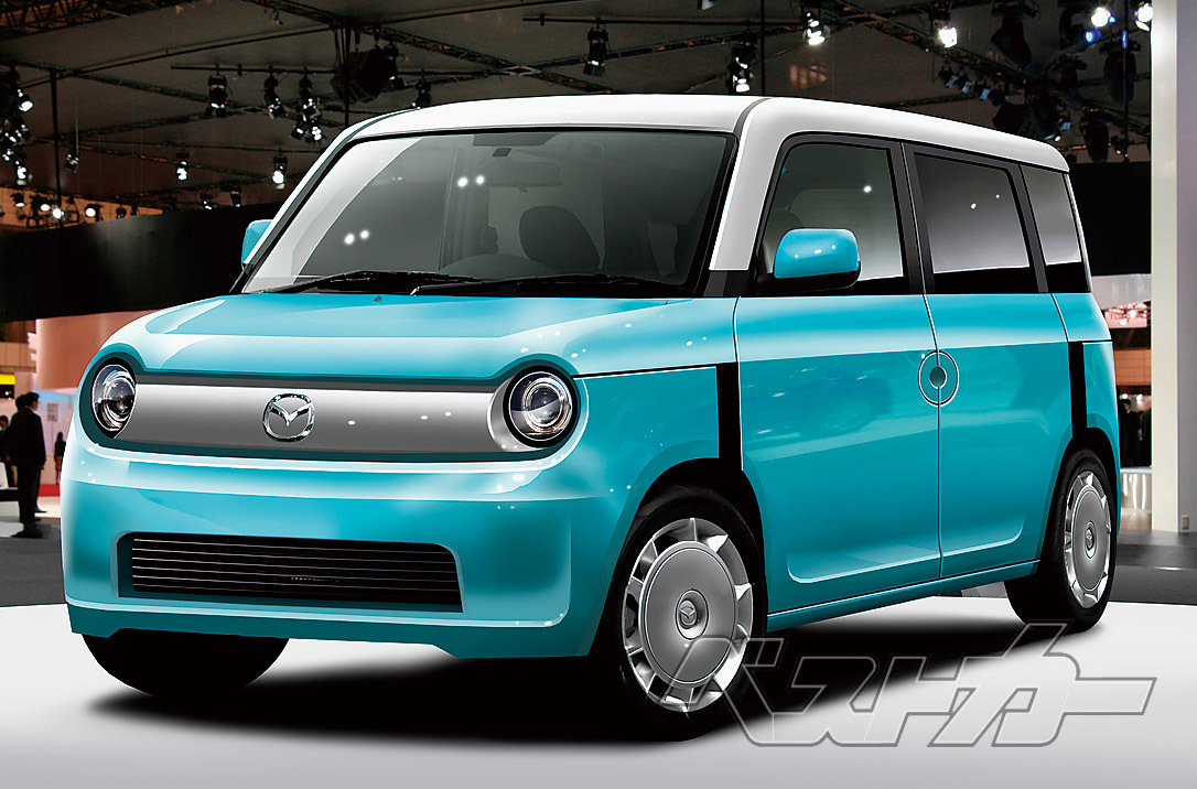 ベストカー編集部が製作した「次期ロータリー搭載車」の予想CG