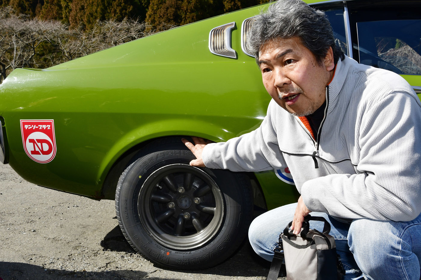 復活した伝説のタイヤ「ADVAN HF Type D」で初代セリカが疾る