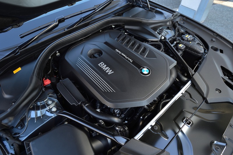 BMWのシルキーシックスがスープラにも搭載される。写真は現行BMW540iに搭載される3L直6ターボ(340ps)で、Z4やスープラにもこのエンジンのスペックに近いものが搭載される
 
