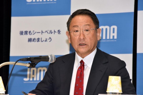 2019年12月19日、日本自動車工業会（以下自工会）の豊田章男会長（トヨタ自動車社長）が定例会見を開き、2019年の自動車業界についてや、盛況となった東京モーターショーなどについて語った<br>
