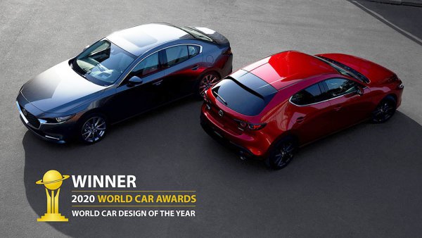　2020年4月8日、「ワールド・カー・デザイン・オブ・ザ・イヤー」が発表され、マツダ3が受賞。これはワールドカー・オブ・ザ・イヤー（WCOTY）の部門賞で、いわば世界で最もデザインが優れたクルマともいえる