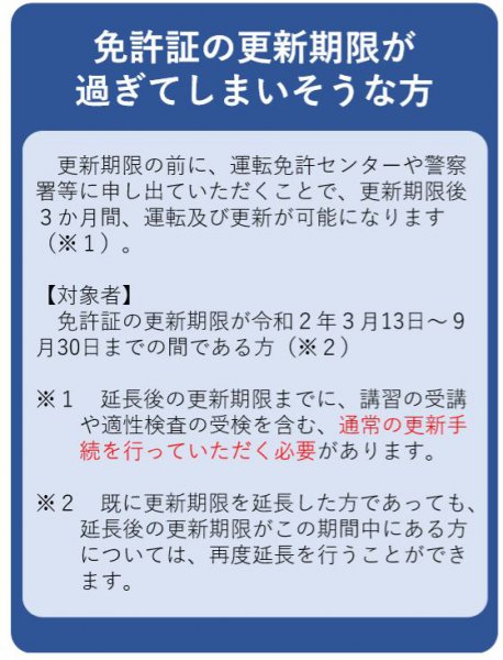 愛知 県 免許 更新 コロナ