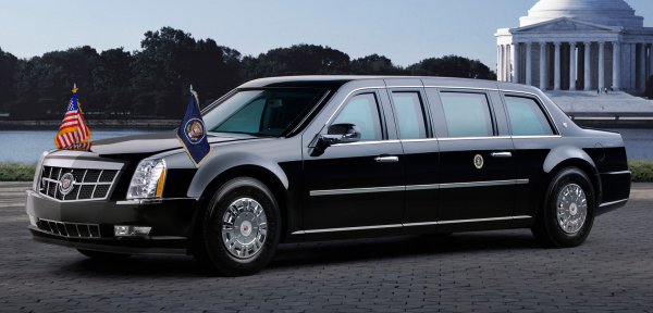 大統領専用車、ビースト。写真は2009年モデル