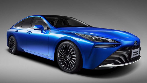 2020年末にデビューすることが有力視されている燃料電池車のトヨタMIRAIも補助金対象車だ（写真は東京モーターショー2019で公開されたMIRAIコンセプト）