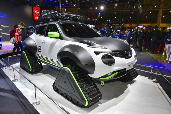 東京オートサロン2019で展示されたJUKE Personalization Adventure Concept。4WDシステム「トルクベクトル付きインテリジェント4×4」を搭載したダイナミックなコンセプトカーだ