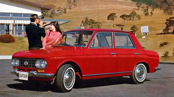 1963年5月に発売した2代目410型ブルーバード