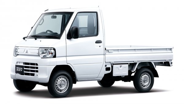 三菱ミニキャブMiEVトラック。軽トラックとしてはかなりの高額となった
