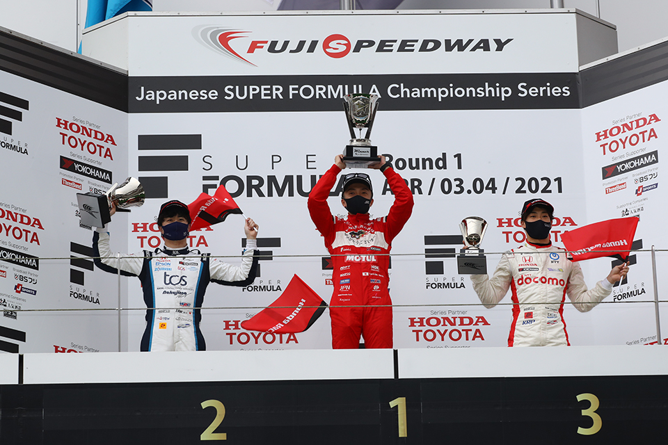 2021年全日本スーパーフォーミュラが開幕!! TEAM MUGENの野尻智紀がポール・トゥ・ウィン!!