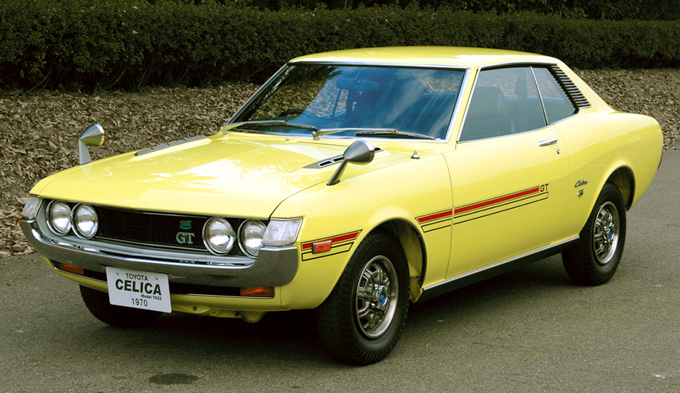 トヨタ セリカ1600GT（1970年）…115ps/6400rpm