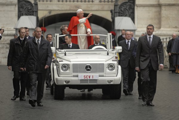 ローマ法王のパレード車にも使われているGクラス（写真は2007年）