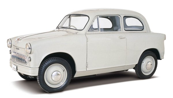 スズキ初の軽自動車　スズライトSS　1955年。スズキの軽自動車の歴史はここからはじまった