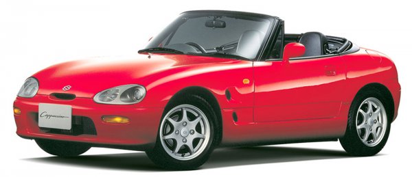 スズキカプチーノは、1991年10月、約146万円という価格で発売されていた。当時の軽自動車の価格としては高いが、ライバルのAZ-1やビートとはほぼ同価格帯であった