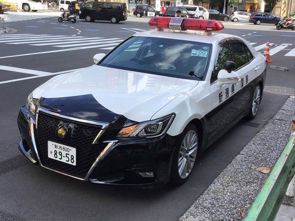 東京都心で新潟県警のパトカーを発見!