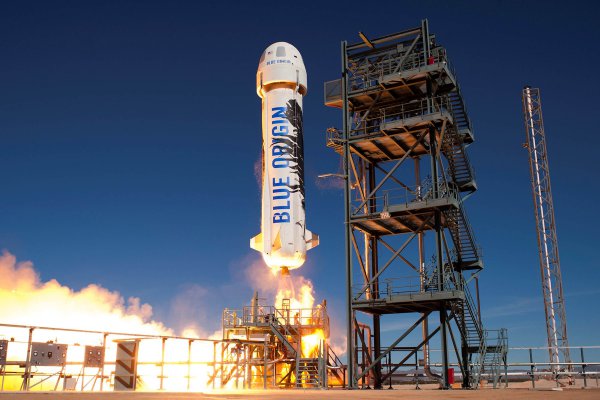 アマゾン創業者ジェフ・ベゾスが所有する宇宙ベンチャー「ブルーオリジン」のロケット・ニューシェパード