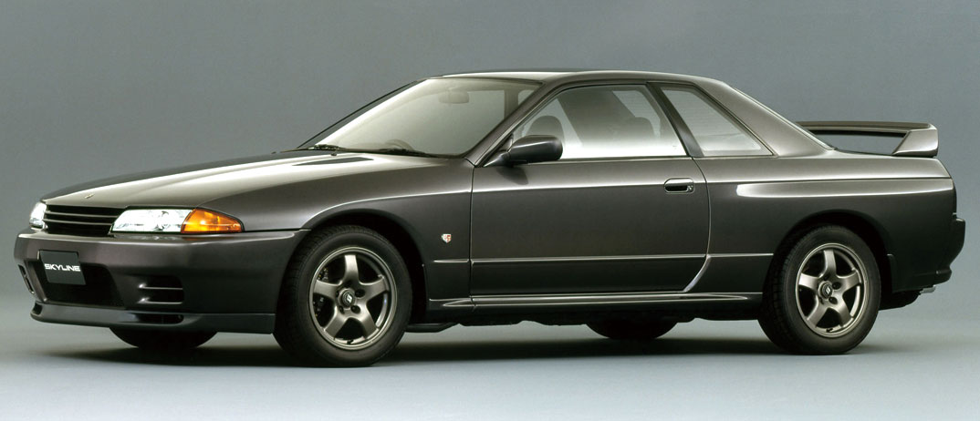 日産スカイラインGT-R（R32型）…1990年代の日本車は、次から次へと強烈な個性を持った魅力的なニューモデルが登場した。とにかく楽しかったのをよく覚えている