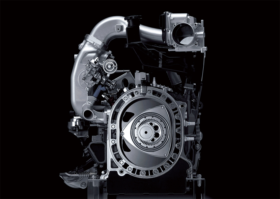 水素ロータリーエンジン。やはり私達が見たいのは駆動用エンジンとしてのロータリーエンジンの復活。否が応でも期待が高まる