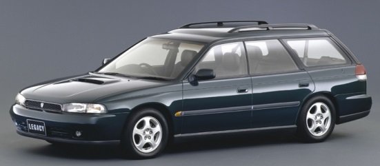 1993年に登場した2代目レガシィツーリングワゴン。累計34万台が販売され、歴代最量販モデルとなった