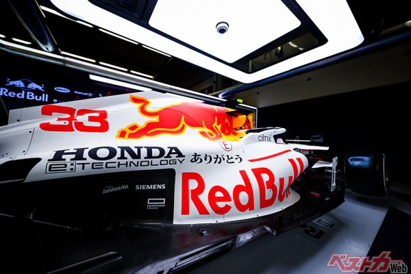 2021年F1第16戦トルコGPでは「ありがとう」の日本語が入った、幻の日本グランプリ仕様RB16Bが走った