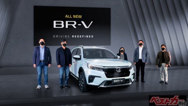 インドネシアで発表されたホンダの新型『BR-V』の発表会の様子