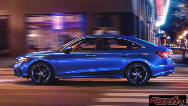 2021年6月に北米で発売された11代目シビックセダン。日本未導入のこのシビックセダンには1.5Lターボエンジン搭載の高性能バージョン「Si」グレードが発売予定となっている