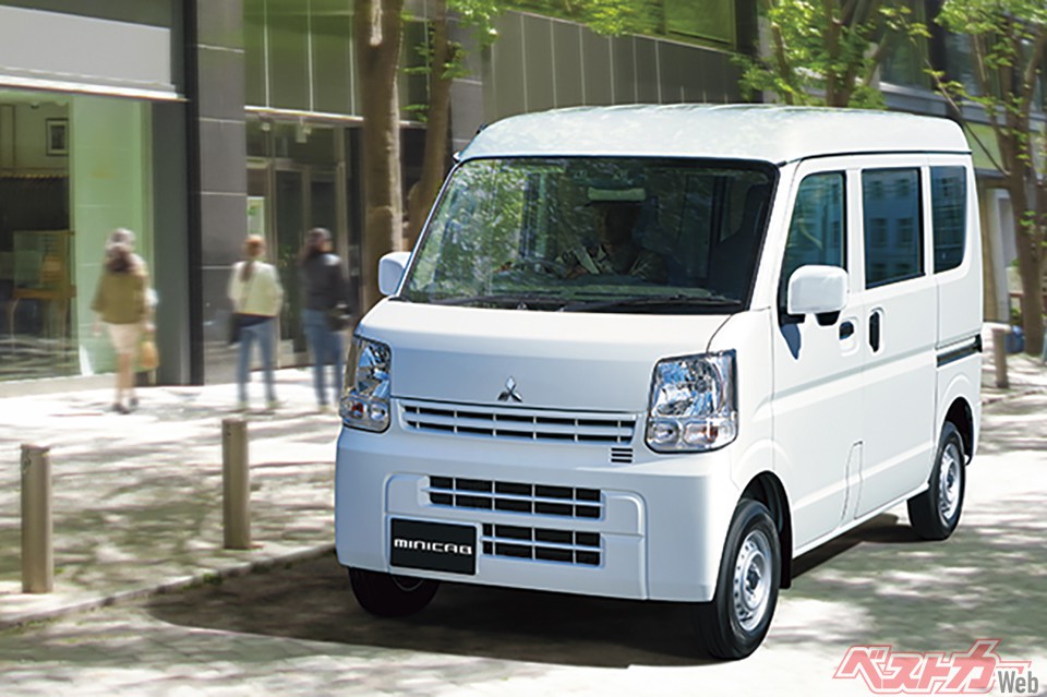 三菱 ミニキャブバン/タウンボックス(一部改良・9月24日発売)。写真はミニキャブバン