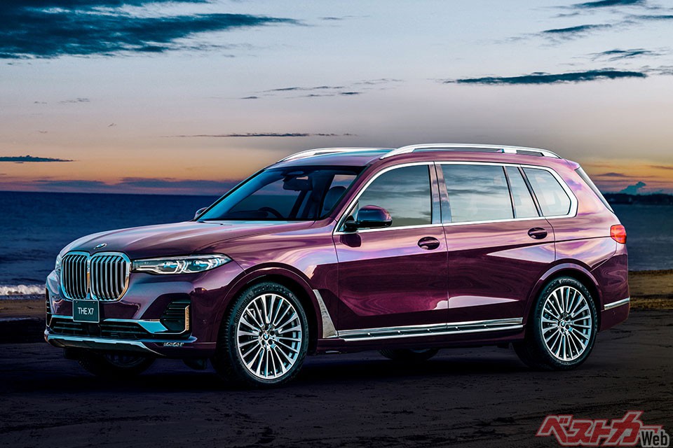 BMW X7 西陣エディション(限定モデル・9月22日販売)。納車は年末以降を予定