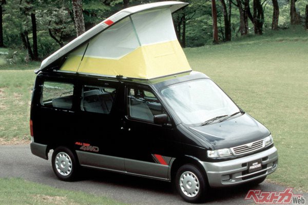 オートフリートップ仕様が話題となったボンゴフレンディ。お子さんに「このクルマ買って!」とおねだりされたお父さんも少なくなかったとか