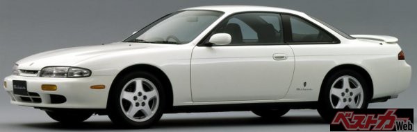 大型化で失敗したS14。クーペ市場が縮小の一途をたどっていたのも人気下落の一因だった