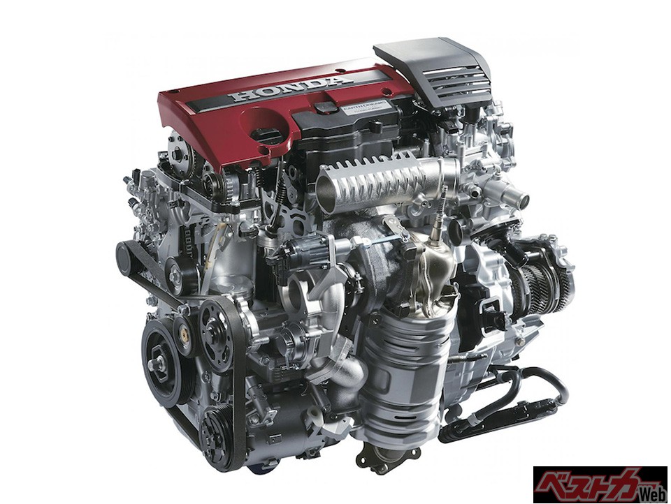 シビックタイプRなどに搭載されていたホンダのK20C型は、3位に選出された。痛快な加速を味わえる名機だ