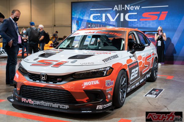 新型シビックSiも注目を集めていた