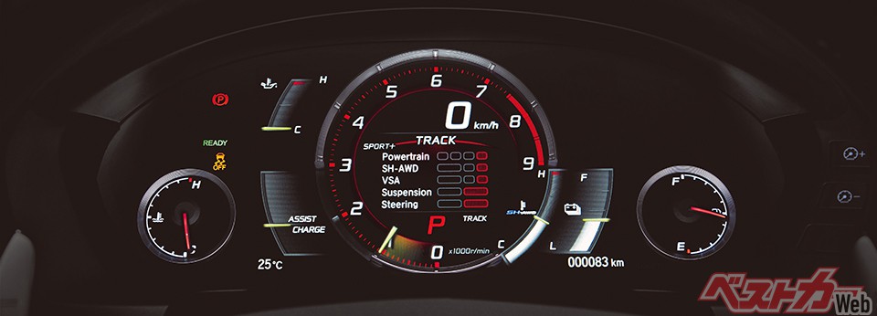 表示色が変わることによって現在のモードが色でわかるメリットも