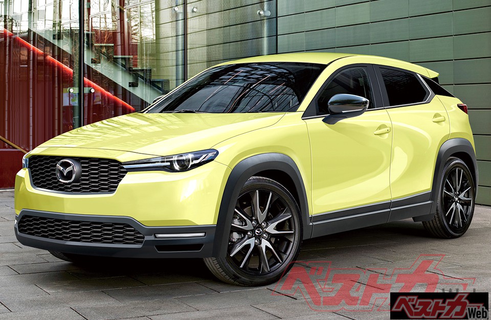 CX-3がなくなる?(画像はベストカー編集部による予想CG)