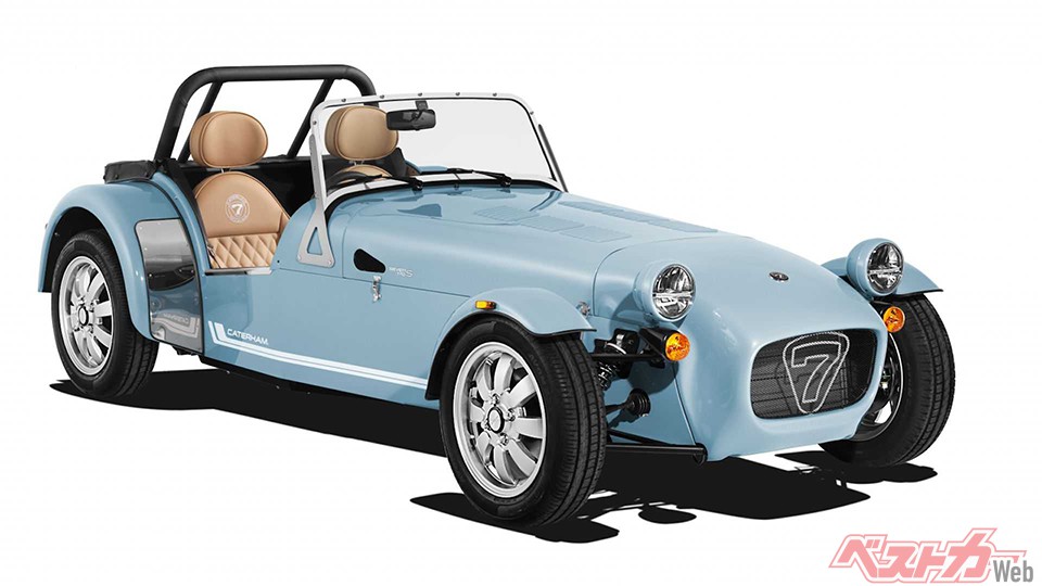 ケータハム セブン170 セブン160の後継となる軽自動車規格のスーパーセブン。エンジンはスズキ製の直3ターボで最高出力は85ps。最軽量仕様のパワーウェイトレシオは5.18kg/ps!