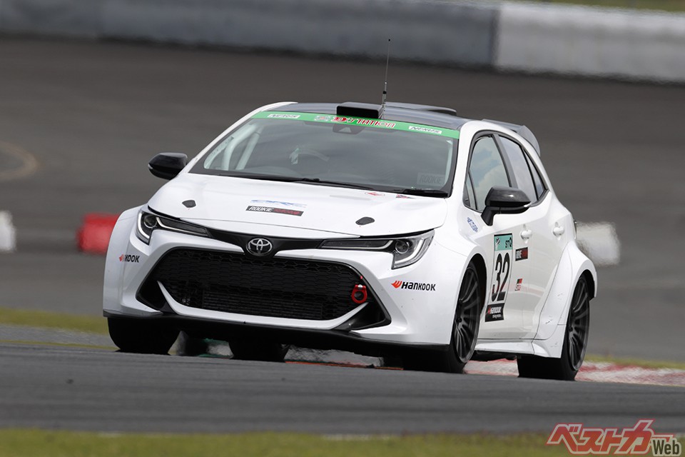 水素エンジン搭載車でレースに参戦というトヨタのアピールで注目度が大幅にアップ!