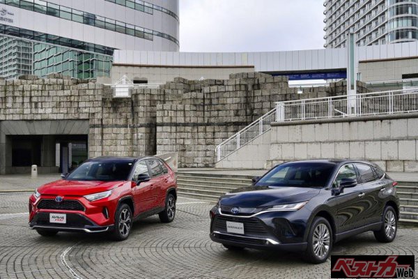 トヨタのRAV4/ハリアーとレクサスのNXはプラットフォームが共通だが、搭載するパワーユニットに違いがある