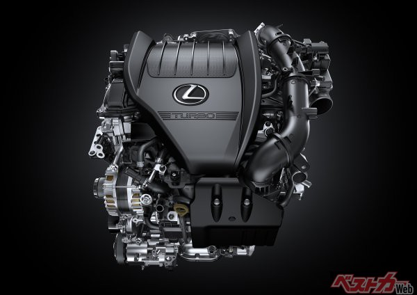 T24A-FTSは2.4L直噴 ツインスクロールターボで279psを発揮。なおNXに搭載される2.5Lハイブリッドについても、動力性能がRAV4/ハリアーより向上している