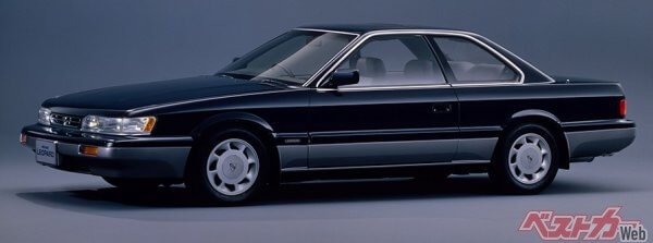 1986年デビューの2代目レパード。ソアラを強く意識したスタイリングと2ドアクーペ、全車6気筒モデルで登場した