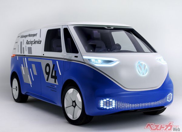 2018年のハノーバー商用車ショーで発表されたID.BUZZ Cargoコンセプト。EVとしての復活を目指す方向性が示された