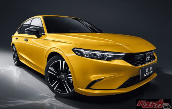 広州ホンダから発表された中国版インテグラ。こちらはアメリカ版シビック4ドアセダンをベースに中国向けにモディファイされる