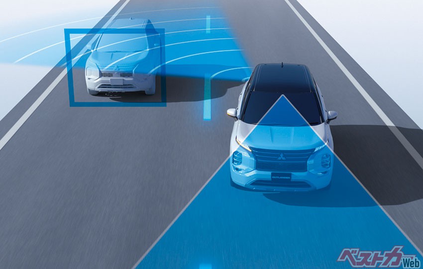 死角に入った車やいざという時の保険として非常に役立つ後側方警戒支援システム