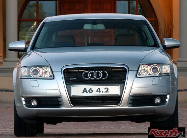 「シングルフレームグリル」が採用された3代目アウディA6。デザインした和田氏は日産自動車出身で、初代セフィーロなども担当している