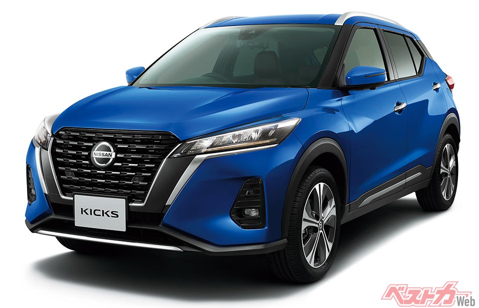 SUVであることから、4WDの要望が多かったキックス。待望の4WD追加で売り上げアップなるか?(写真は2WDモデル)