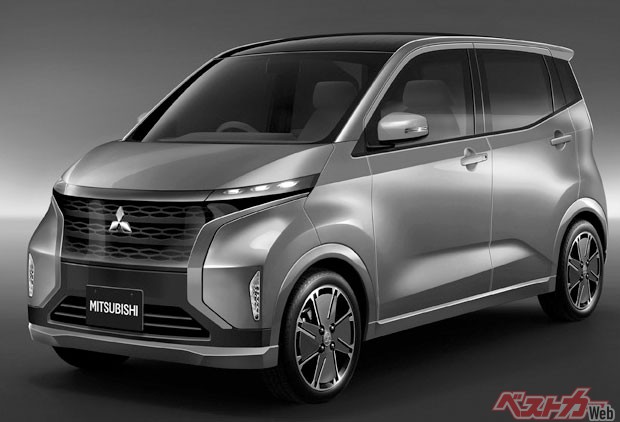 日産と三菱が共同開発している軽自動車EVの注目度は高く、すでに販売会社に問い合わせが入っているという(画像はベストカー編集部による予想CG)