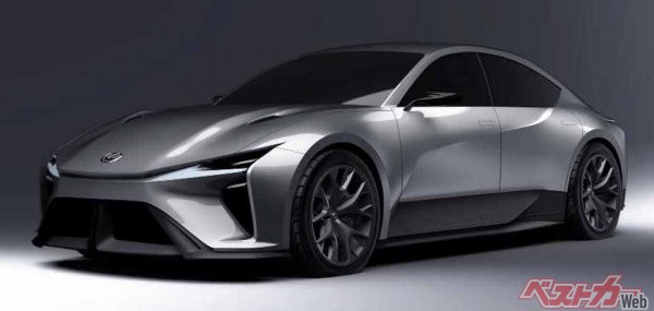 2021年12月の「バッテリーEVに関する説明会」で披露されたLexus Electrified Sedan。次期ISはほぼこのままのデザインで発売される予定だという