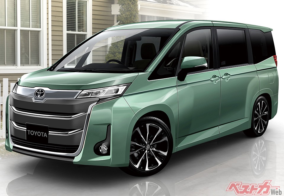 こちらは新型ノア(画像はベストカー編集部による予想CG)