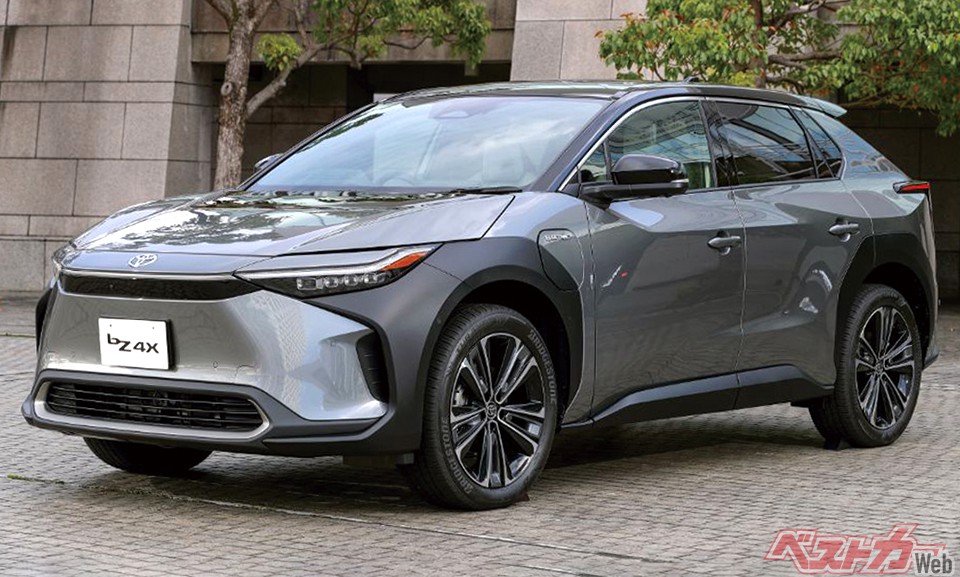 トヨタとスバルが共同で開発したEV専用プラットフォーム「e-TNGA」を採用したbZ4X