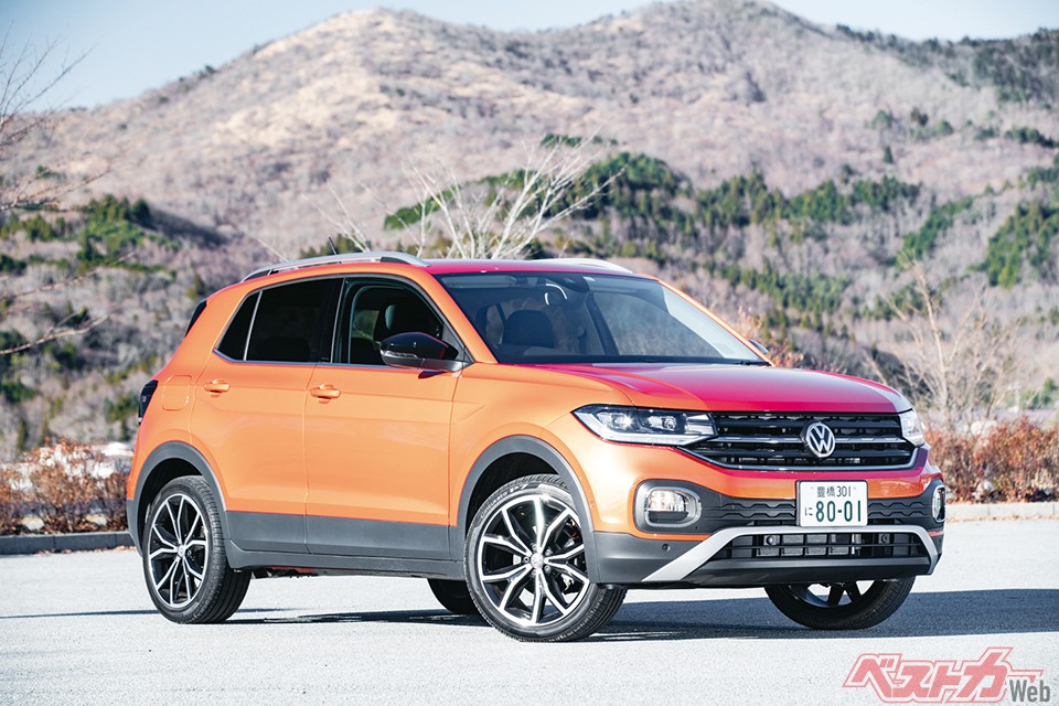 VW T-Crossアクティブ（FF）：286万7000円　質実剛健な作りで輸入SUVのなかでも断トツの人気を誇るT-Cross