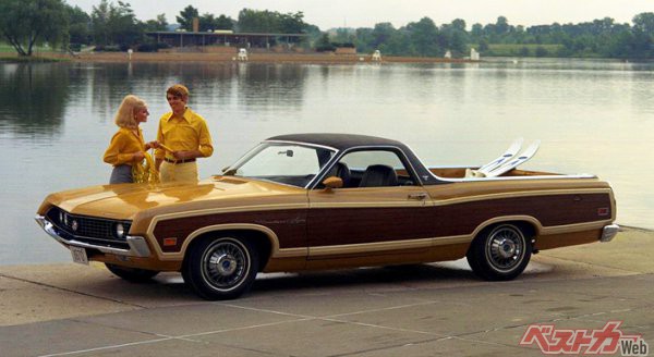 1970年式ランチェロ。この時代、トリノウッディワゴンやグラントリノの人気も高かった